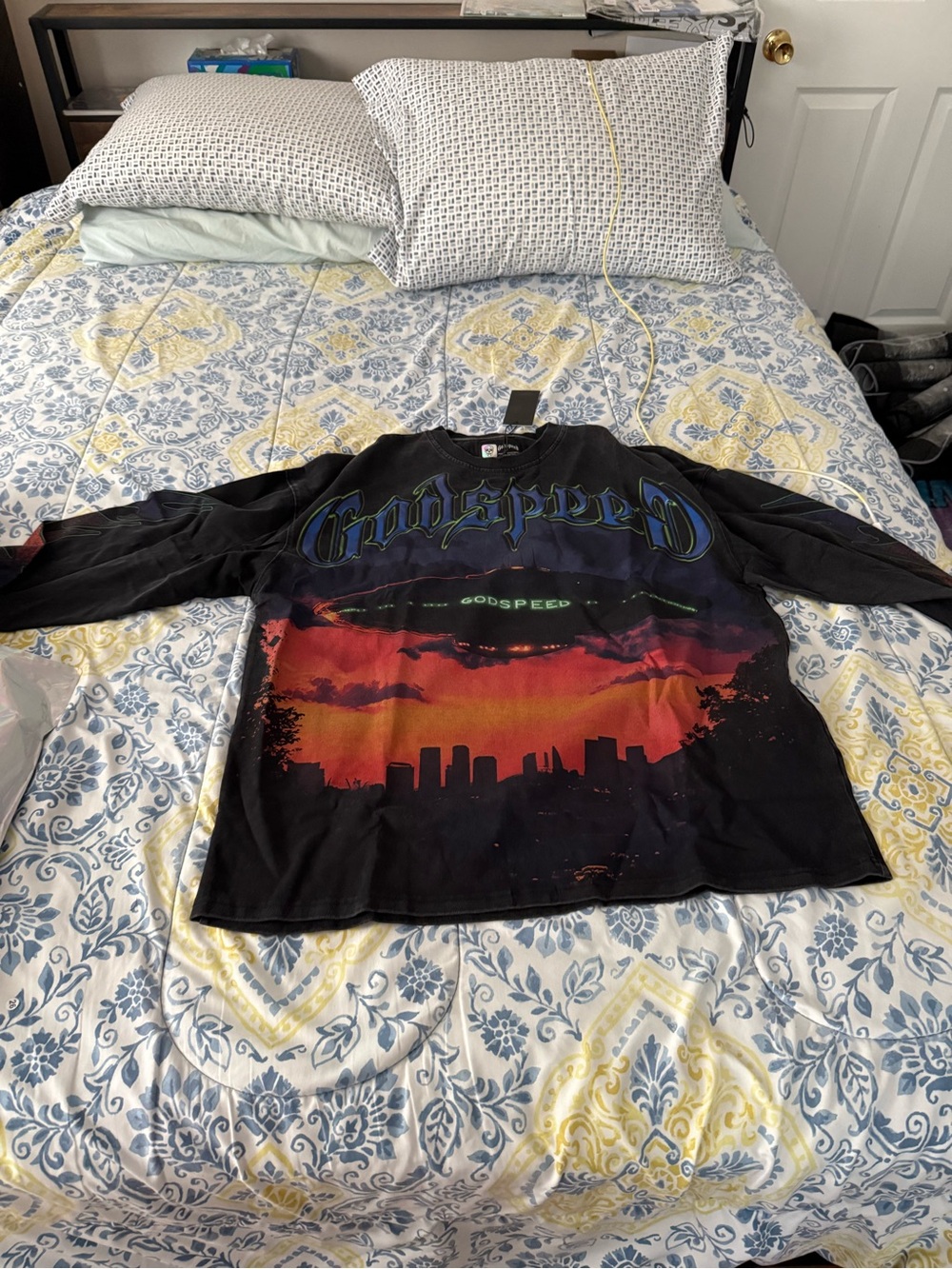Godspeed U.A.P Men’s Long Sleeve Black Graphic Tee